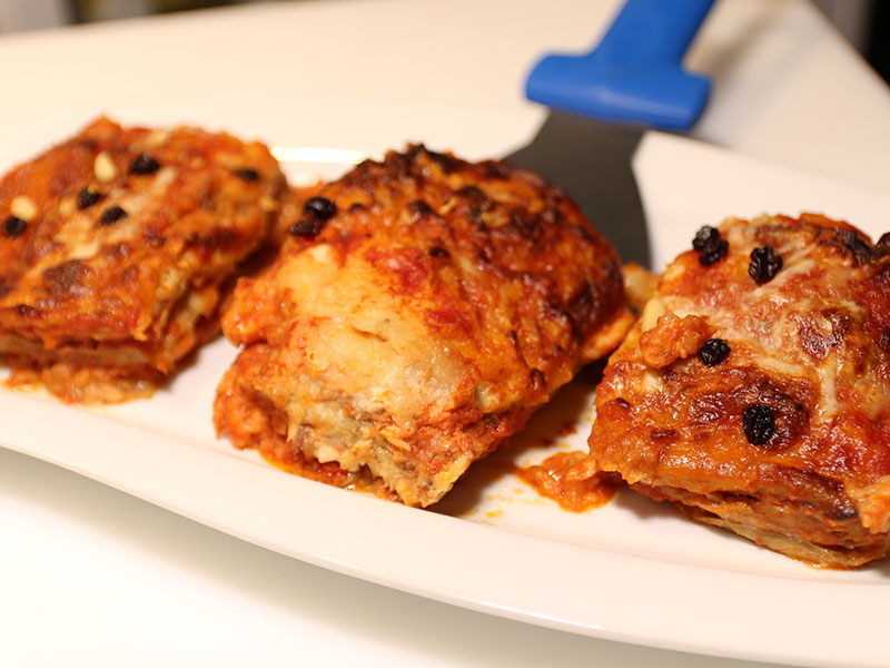 Swordfish parmigiana